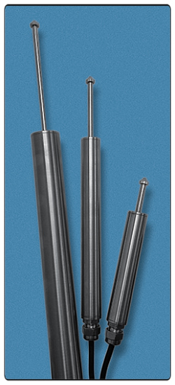 A selection of our linear displacement sensors in various sizes